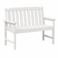 Gartenbank – 120 × 59 × 88 cm, minimalistischer Stil, für Garten