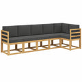 Ecksofa – moderner Stil, Anthrazit, für Garten