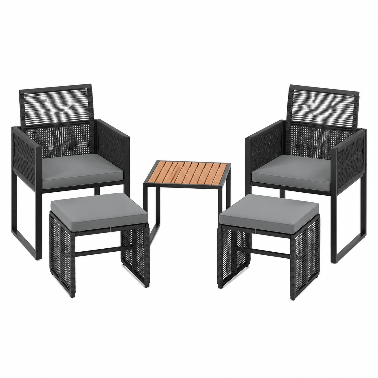 Gartenmöbel – aus Rattan, für Balkon