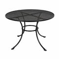 Gartentisch – 110 cm, runde Form, aus Stahl