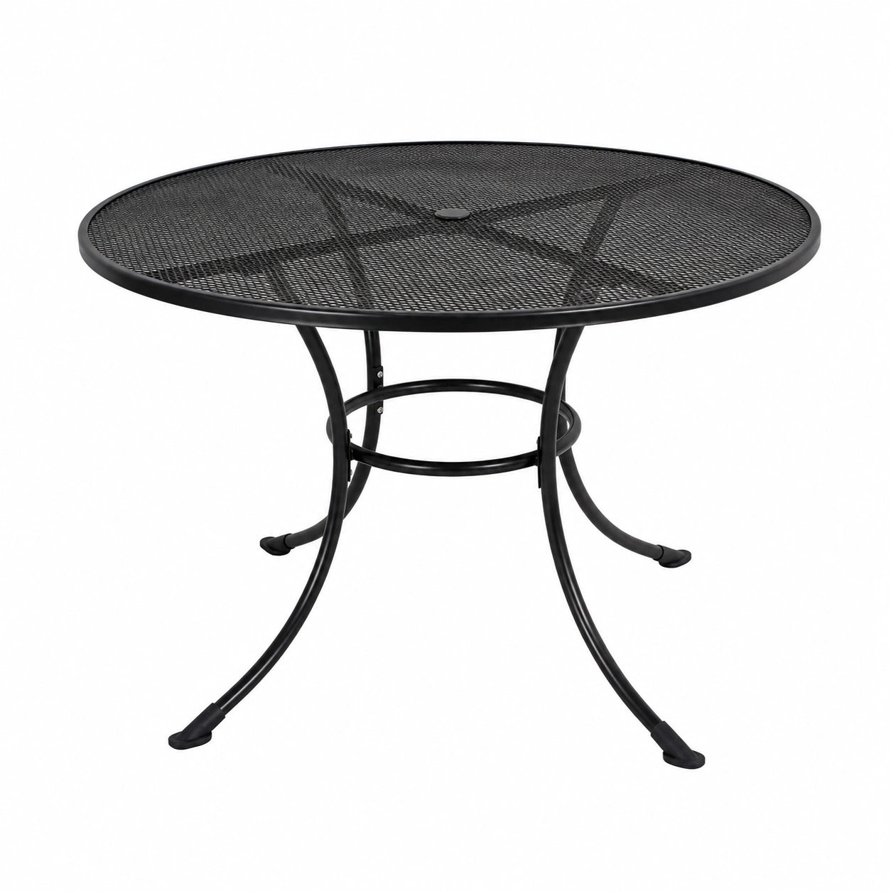 Gartentisch – 110 cm, runde Form, aus Stahl
