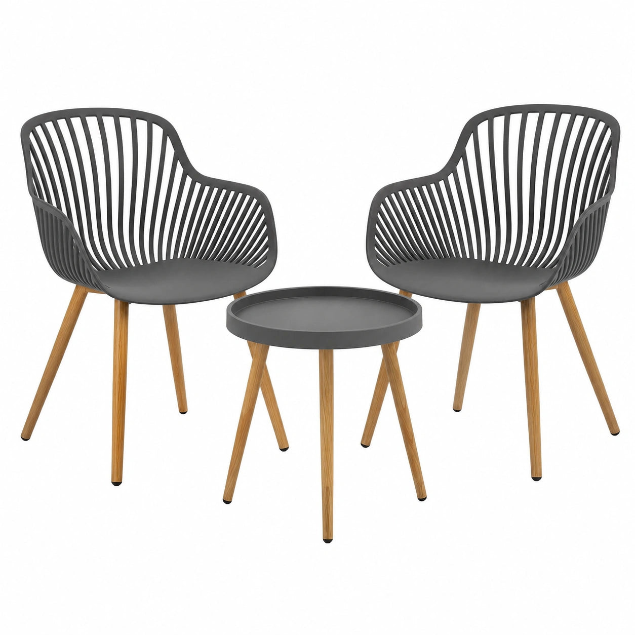 Gartenmöbel – moderner Stil, aus Metall, Grau