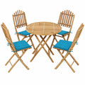 Garten-Lounge-Set – 6-teilig, aus Rattan, Grau, für Garten, Terrasse und Balkon