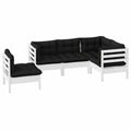 Garten-Lounge-Set – 5-teilig, aus Kiefernholz, für Garten und Balkon